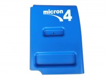 Gebruikt zijpaneel rechtsvoor in blauw voor Meler Micron 4