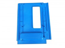 Gebruikt zijpaneel links in blauw voor Meler Micron 4